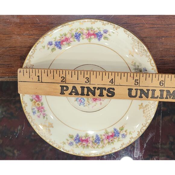 Vintage Rosenthal Ivory China Saucer Floranada Floral Pink Roses Replacement - Picture 3 of 3